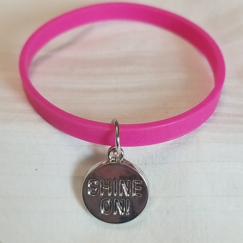 New Pink Silver SHINE ON! Bracelet